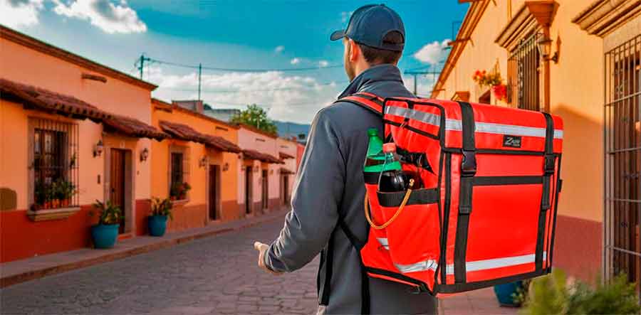 contendor para entrega de comida